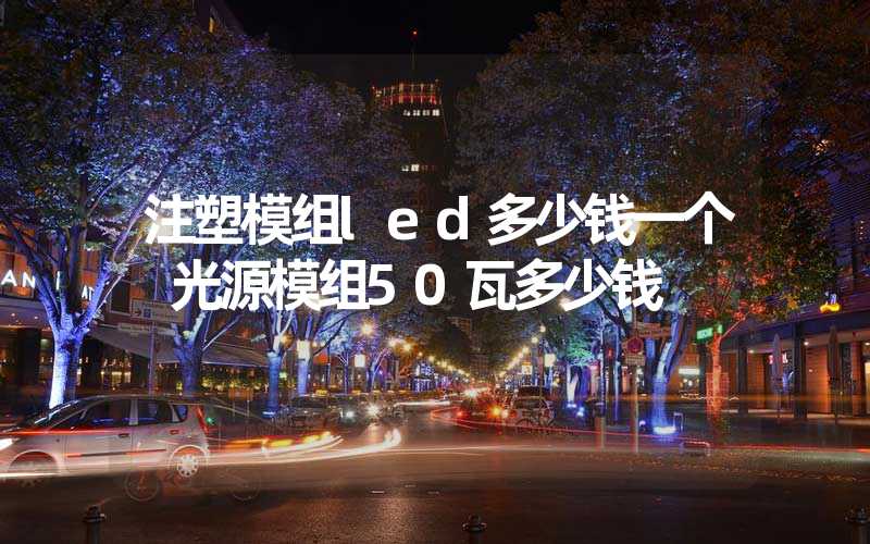 注塑模组led多少钱一个 光源模组50瓦多少钱